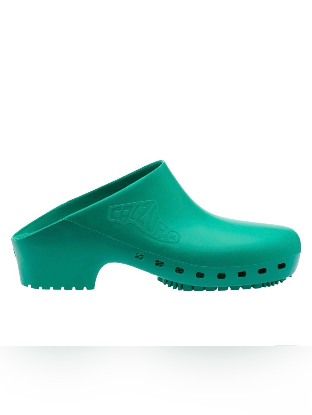 Calzuro Classic Without Holes Women’s Green Slip-On Clog